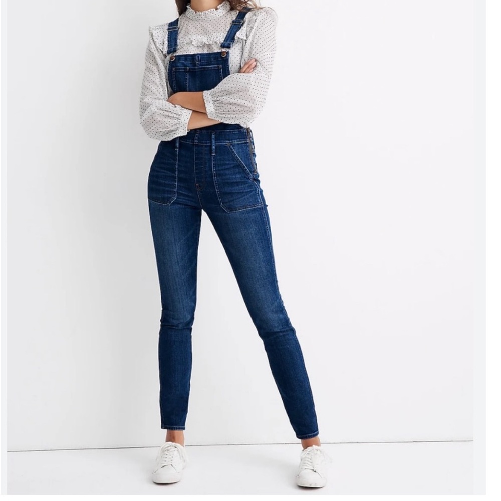 Madewell NWT Skinny Overalls in Groveland Wash | XS